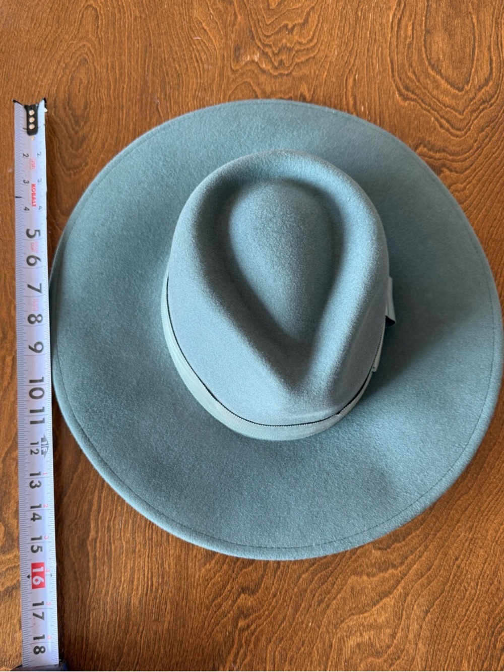 Brixton Joanna Felt Hat, Silver Pine, size Medium, BNWT